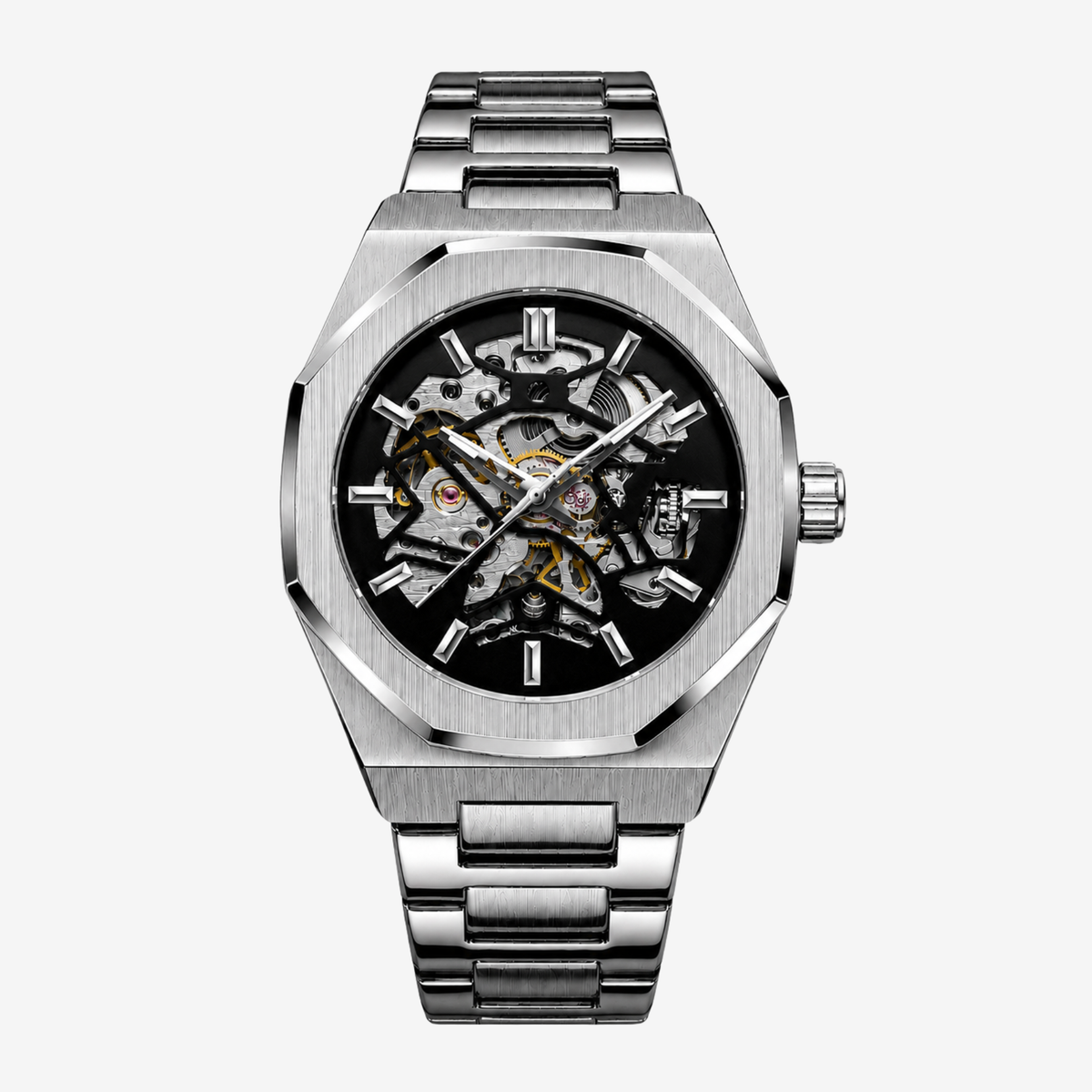 VORO® Corvus Silver · 42mm — Plata