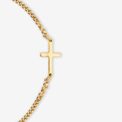 VORO® Pulsera Cruz · Oro 18K