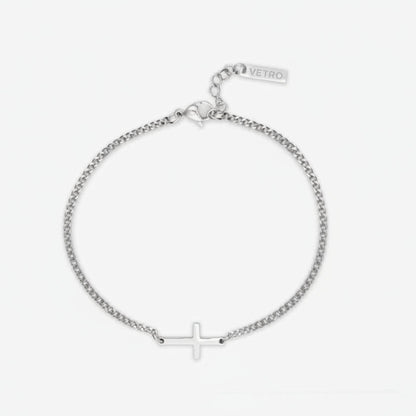 VORO® Pulsera Cruz · Plata