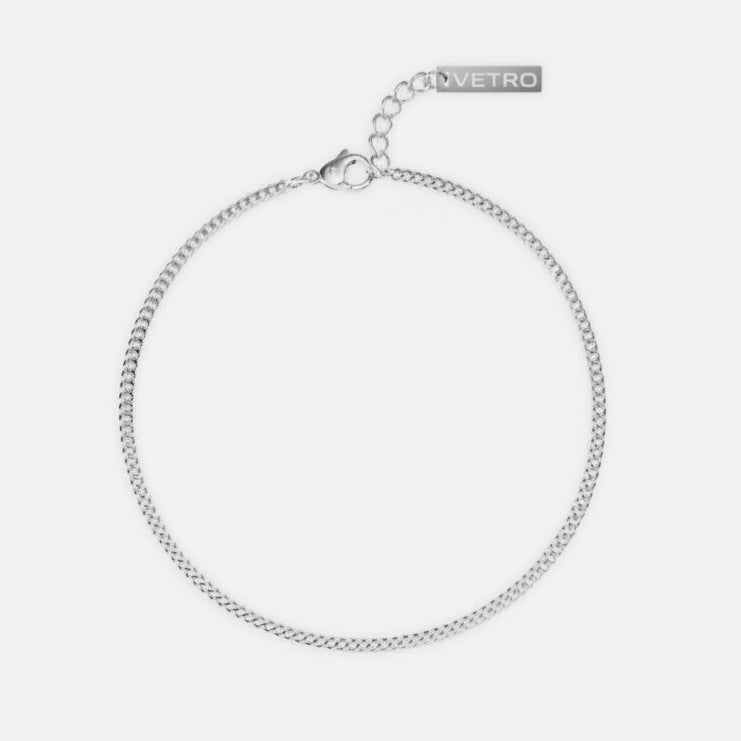 VORO® Pulsera Cubana 1.8MM · Plata