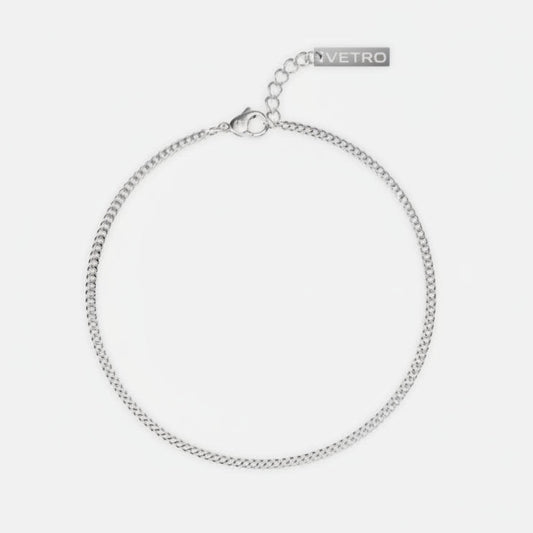 VORO® Pulsera Cubana 1.8MM · Plata
